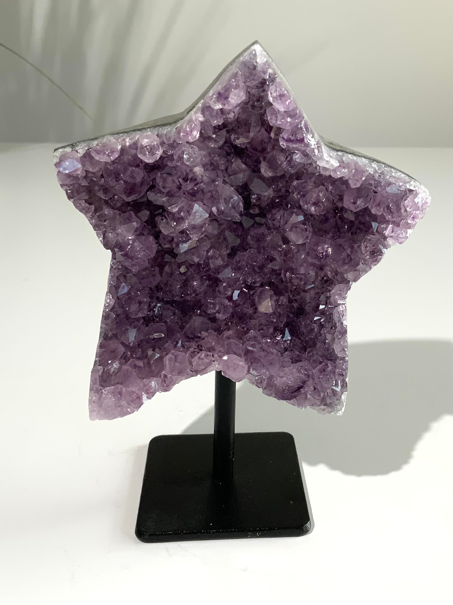 Amethyst Druzy Star on Stand –Choose your star