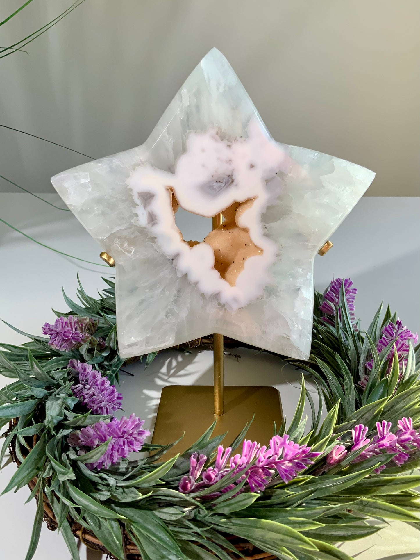 Sugar Druzy Agate Star