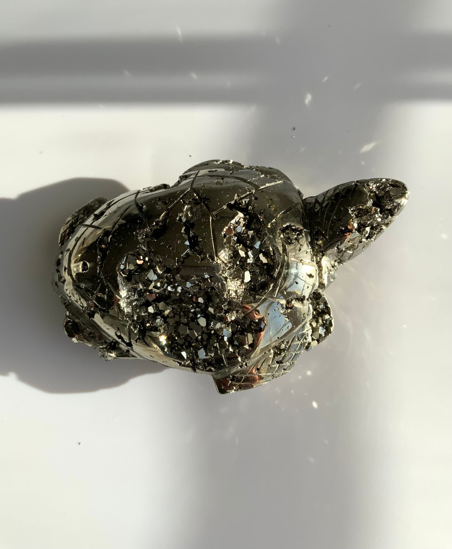 Pyrite Turtle – Abundance • Protection • Strength