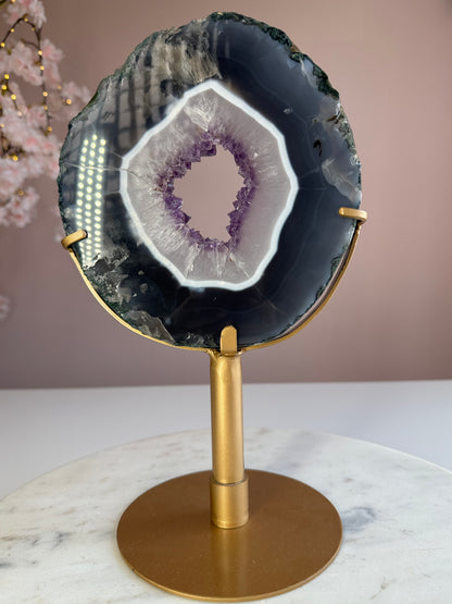 Druzy Agate Amethyst Portal