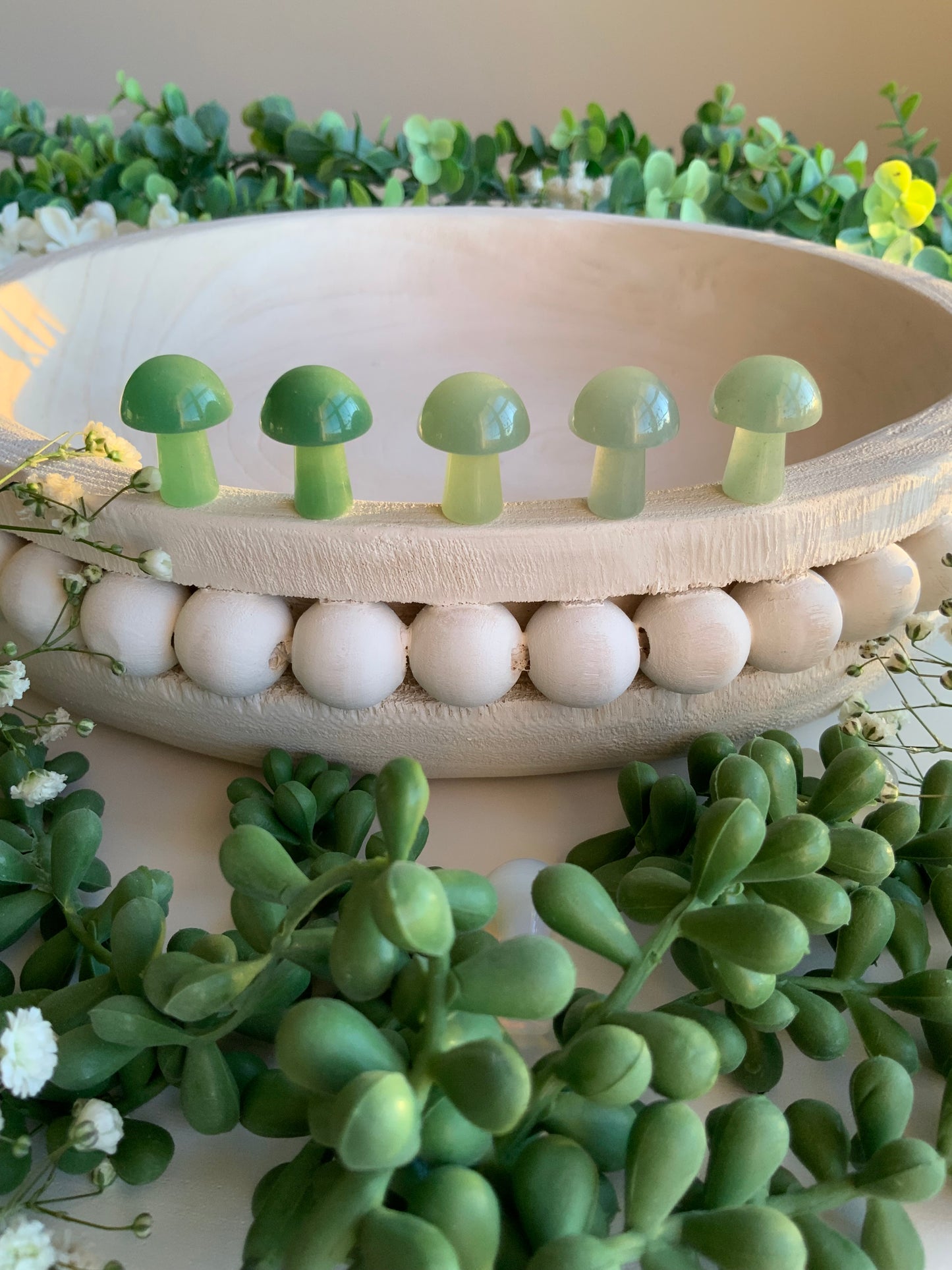 Green Aventurine Mushroom