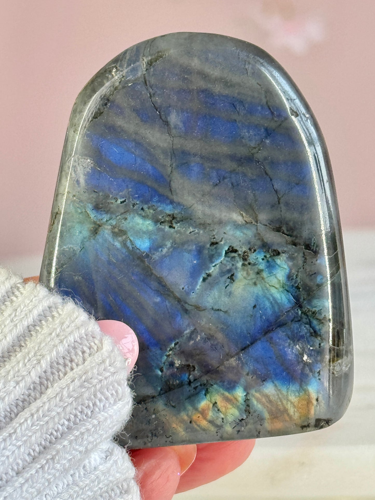 Labradorite Free-form | Deep Blue Flash