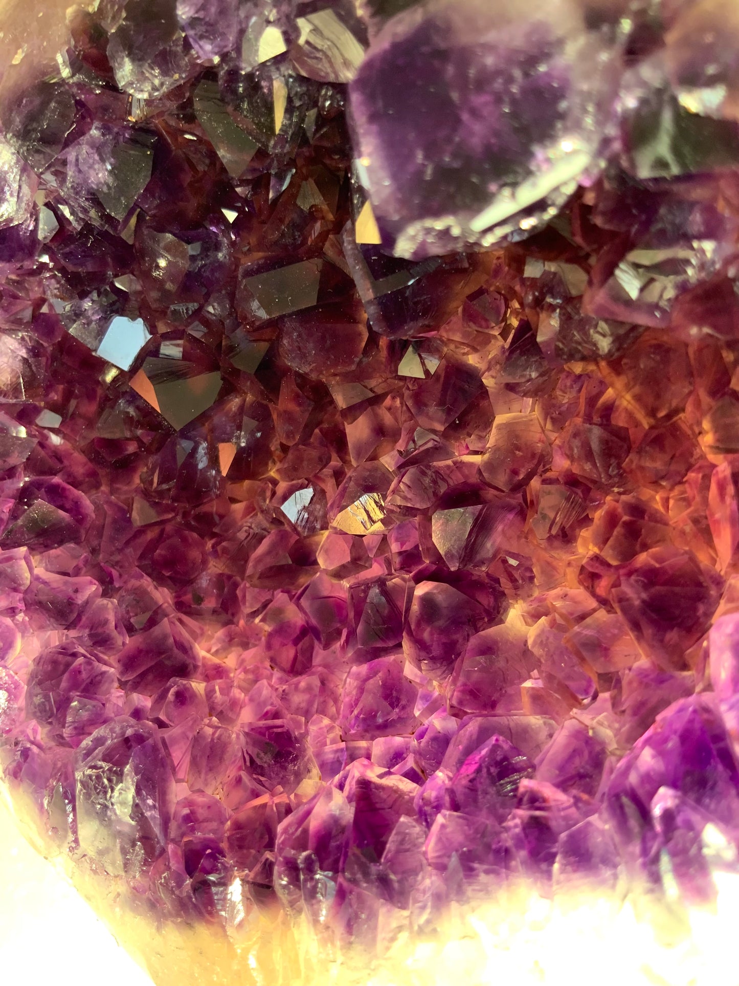 Beautiful amethyst heart