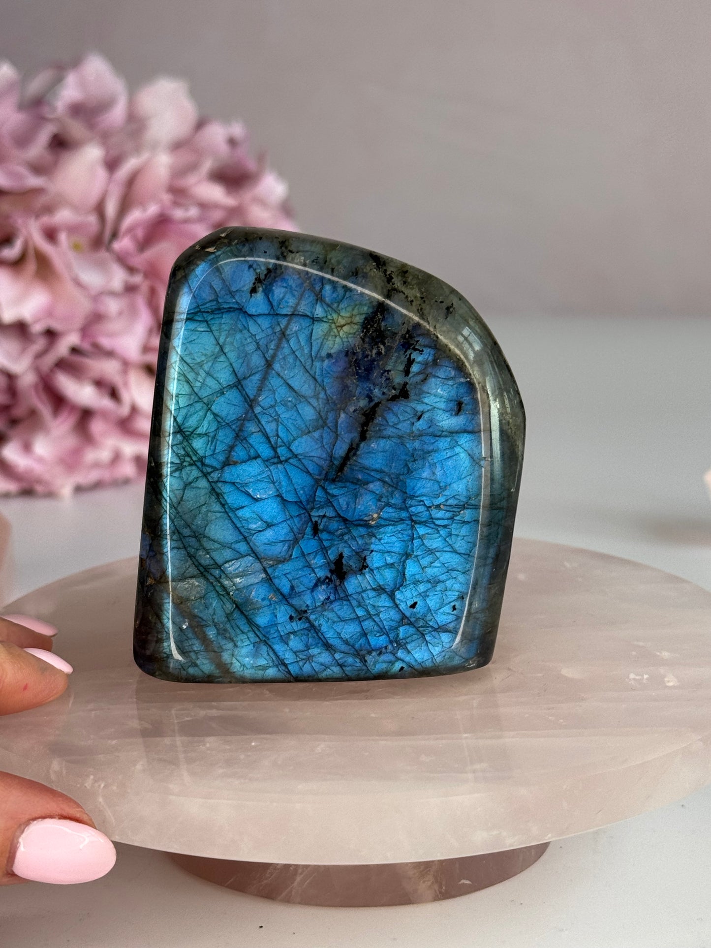 Flashy Labradorite Free-Form | High-Flash Display Crystal