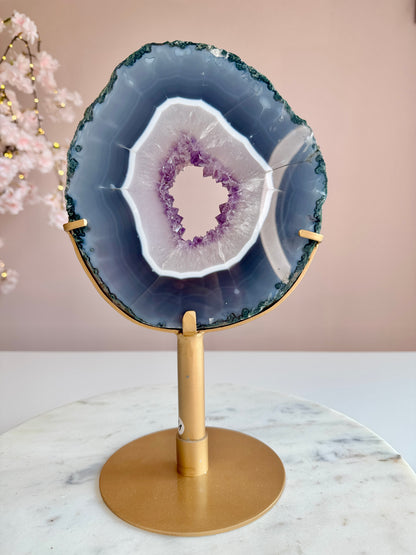 Druzy Agate Amethyst Portal