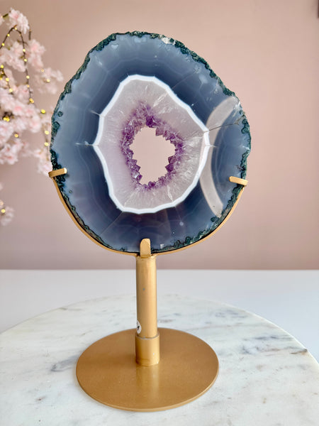 Druzy Agate Amethyst Portal
