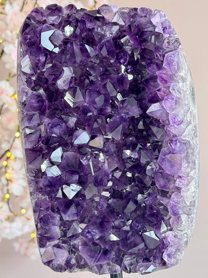 Uruguay Amethyst Cluster on Stand
