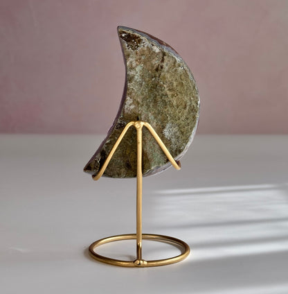 Amethyst Moon on Stand