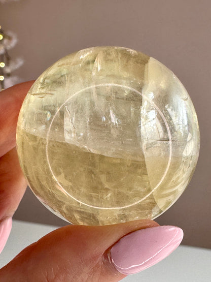 Honey Calcite Sphere