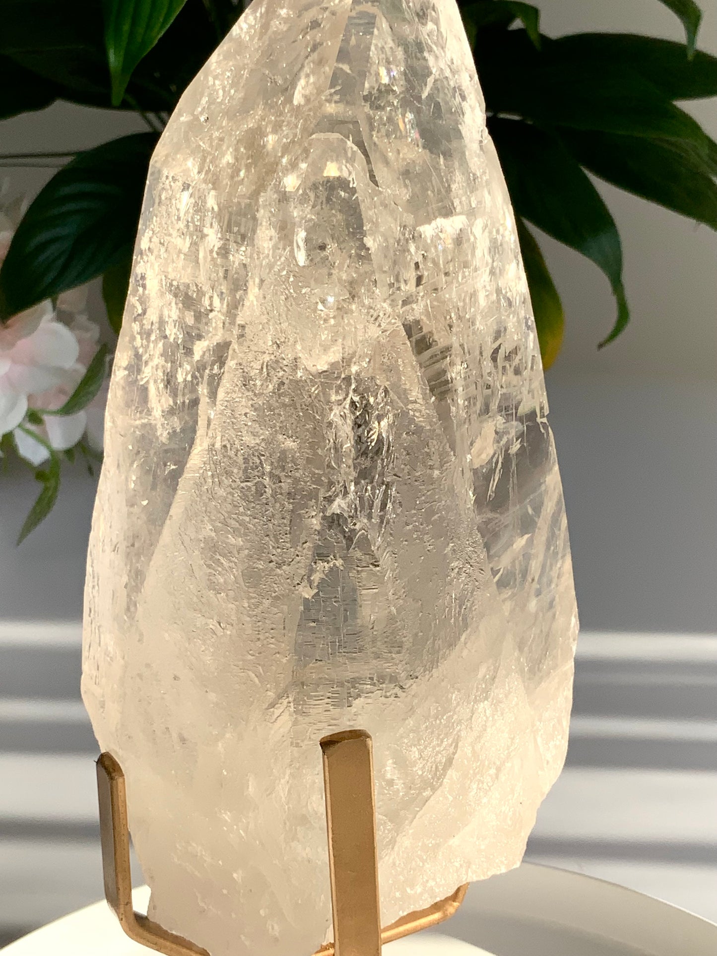 Light Citrine Quartz Tower – Self-Healed • Abundance & Renewal