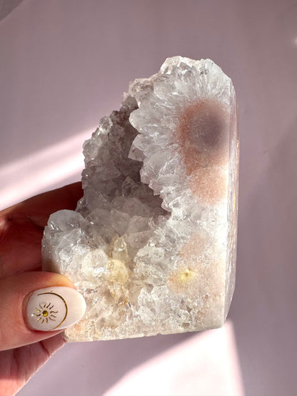 Pink Amethyst Druzy Tower