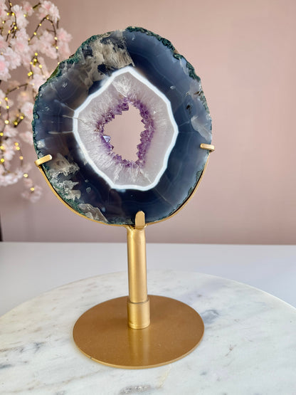 Druzy Agate Amethyst Portal