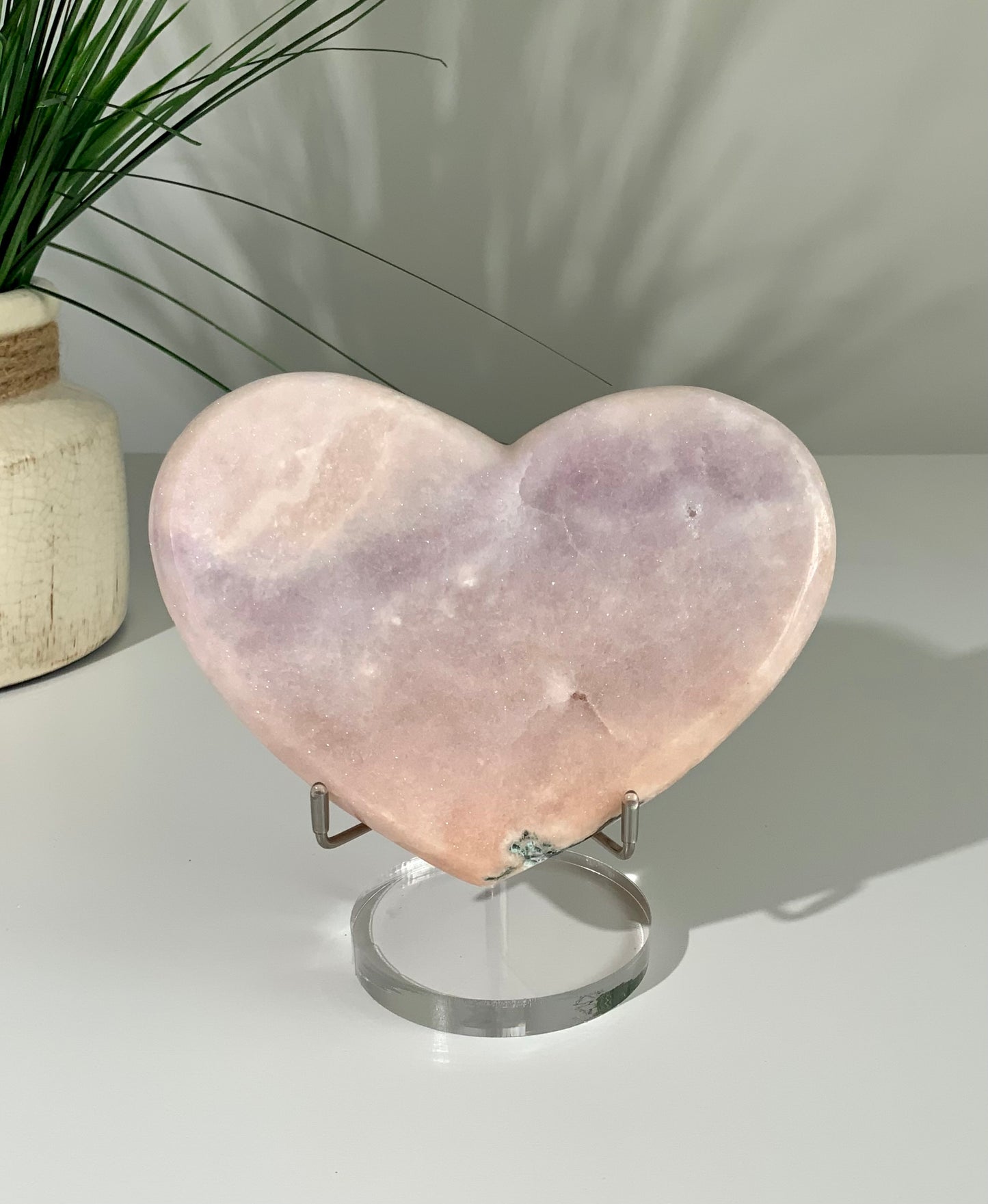 Pink Amethyst Heart