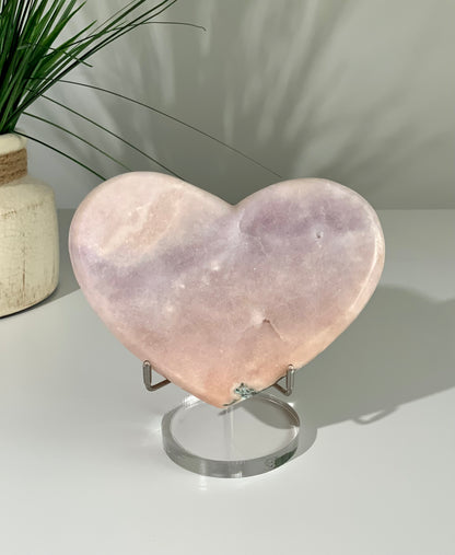 Pink Amethyst Heart