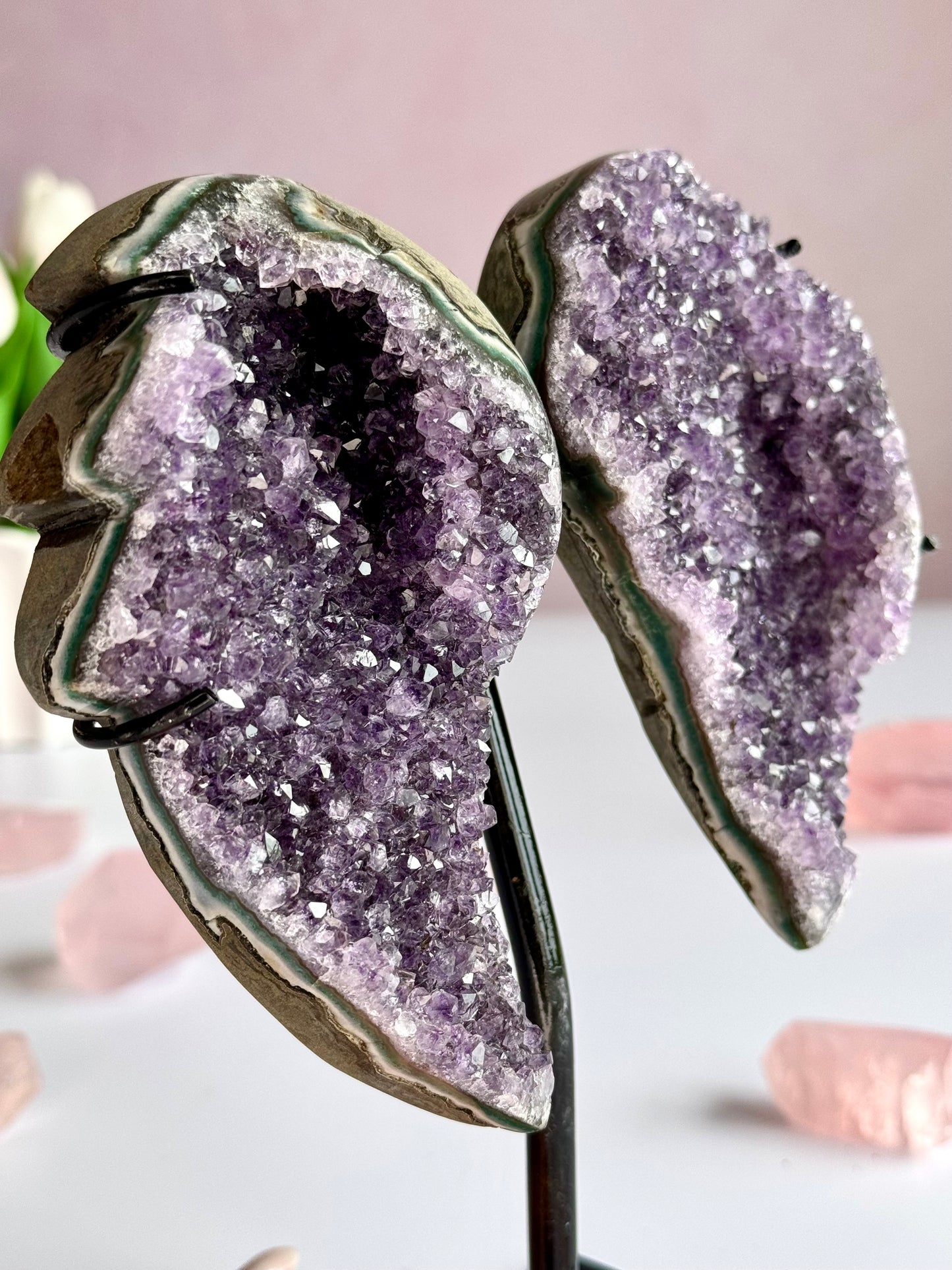 Amethyst Angel Wings