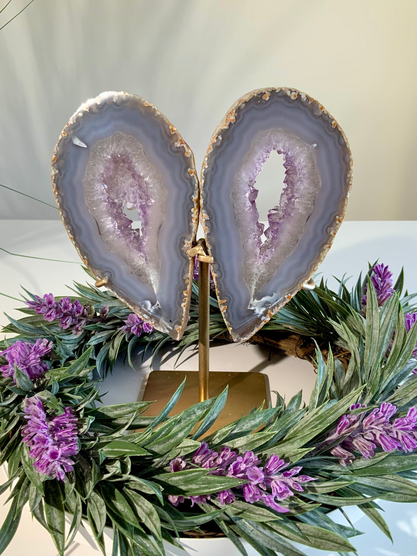 Beautiful Agate Druzy Wings