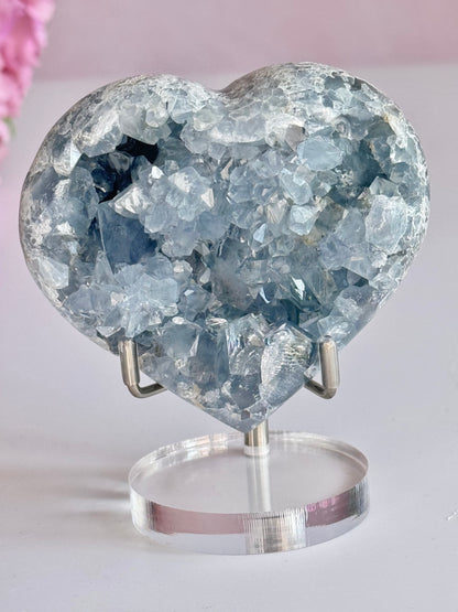 Celestite Heart-R