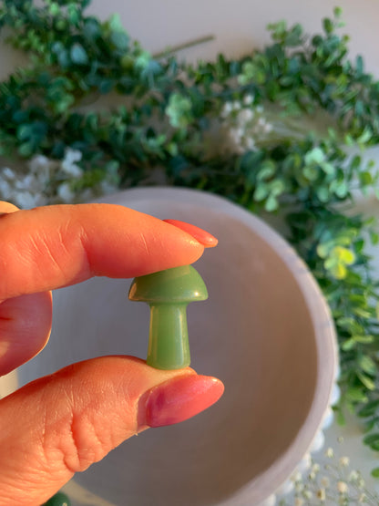 Green Aventurine Mushroom