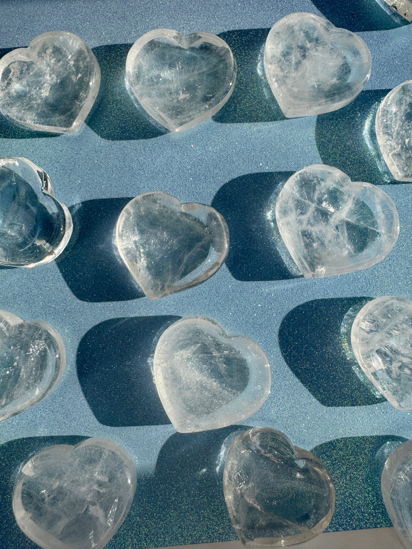 Clear quartz heart |bowl | ring dish