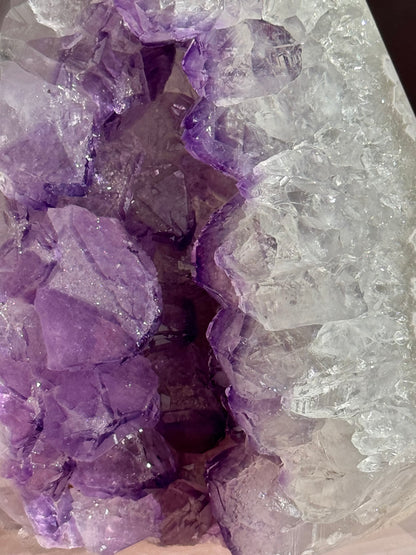 Natural Uruguay Lavender Druzy Amethyst Pyramid ⭐