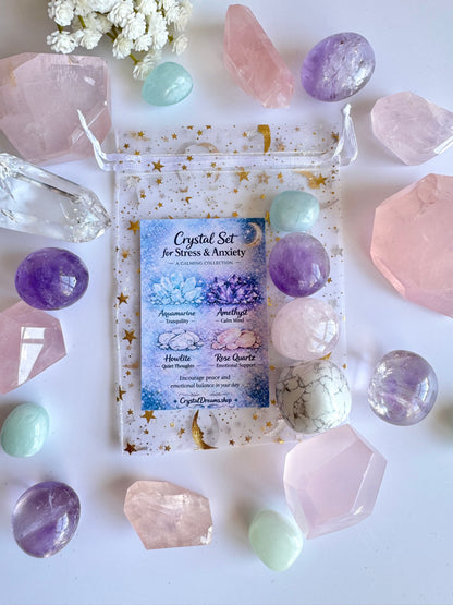 Stress & Anxiety Crystal Tumble Gift Set