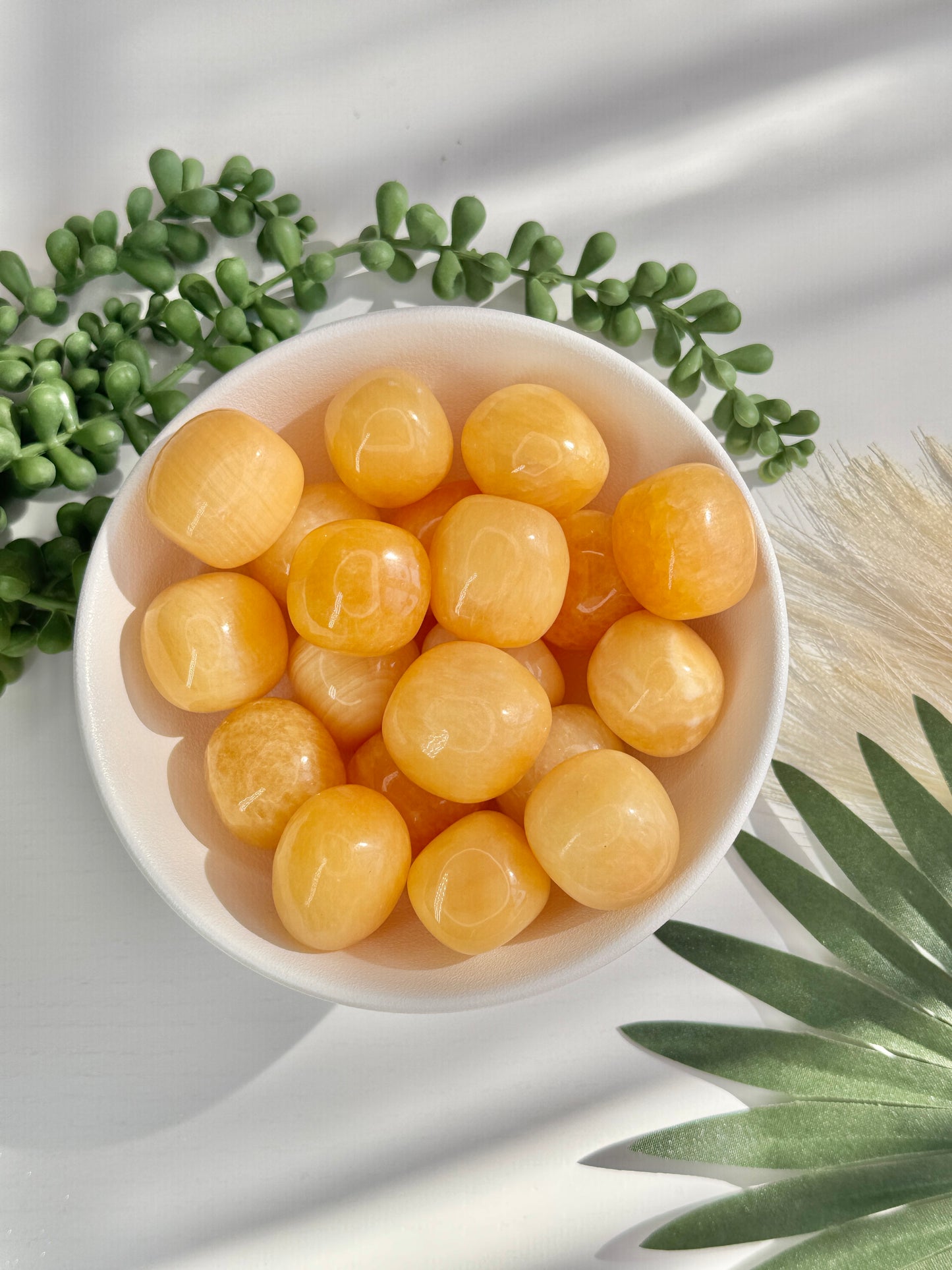 Orange Calcite Tumble