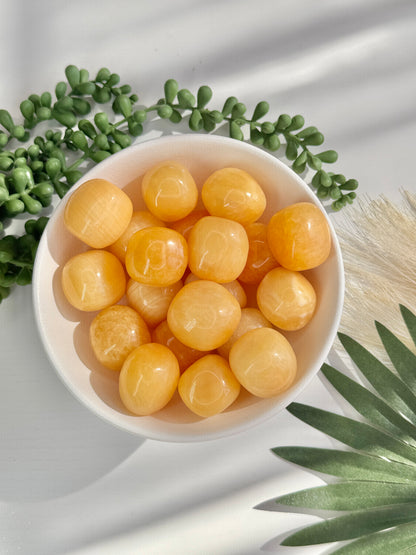 Orange Calcite Tumble