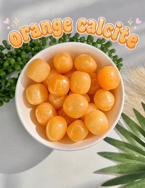 Orange Calcite Tumble