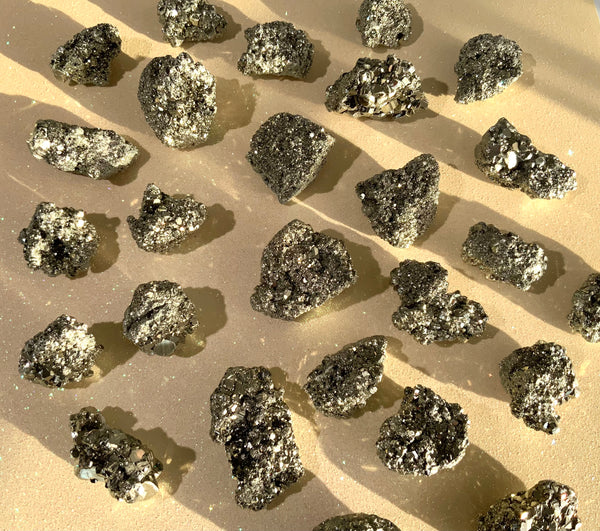 Natural Pyrite Clusters – Abundance • Protection • Confidence