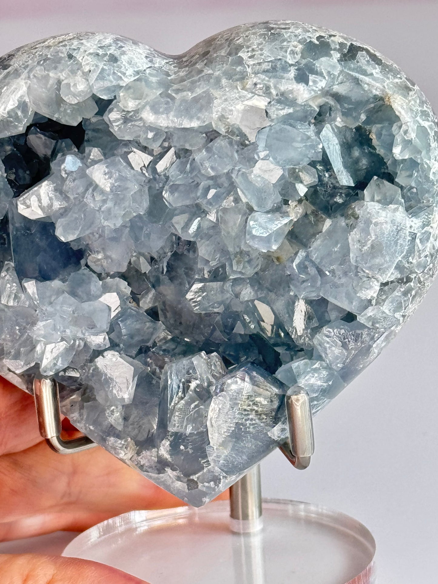 Celestite Heart-R
