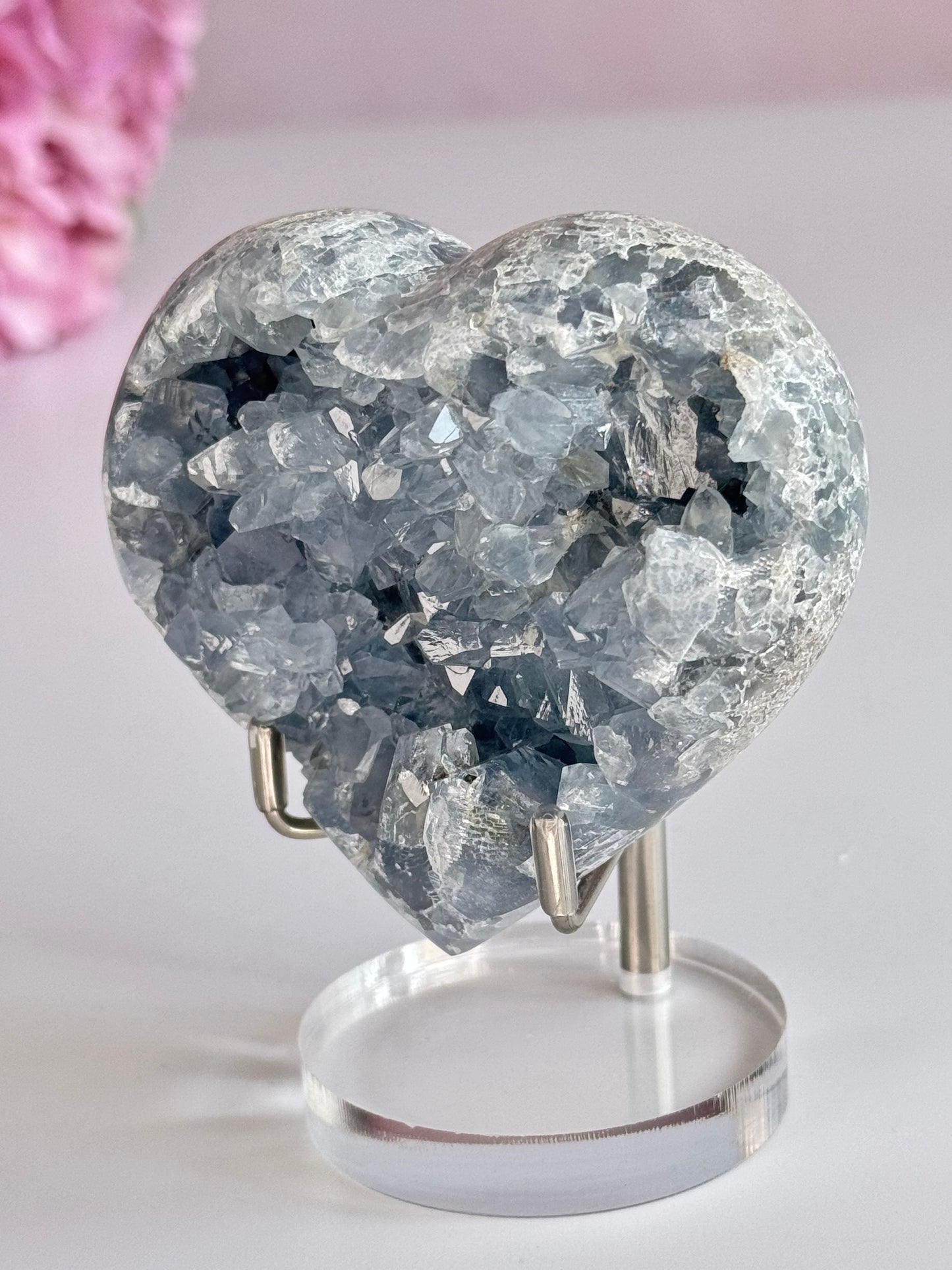 Celestite Heart-R
