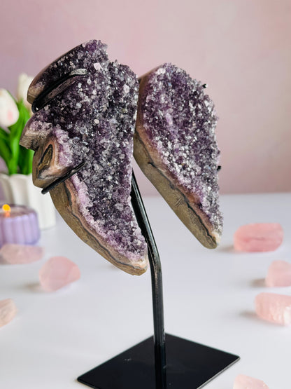 Amethyst Angel Wings