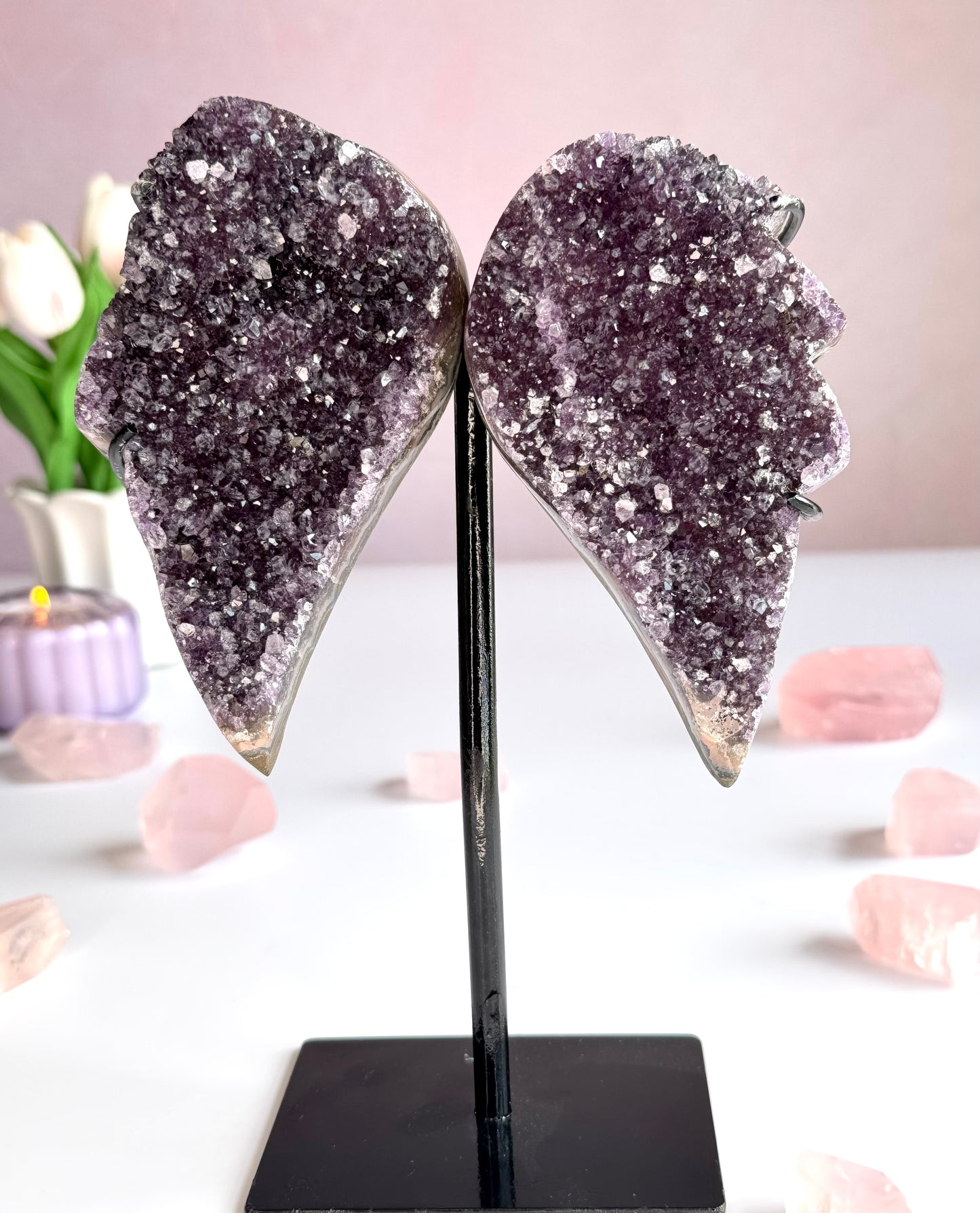 Amethyst Angel Wings