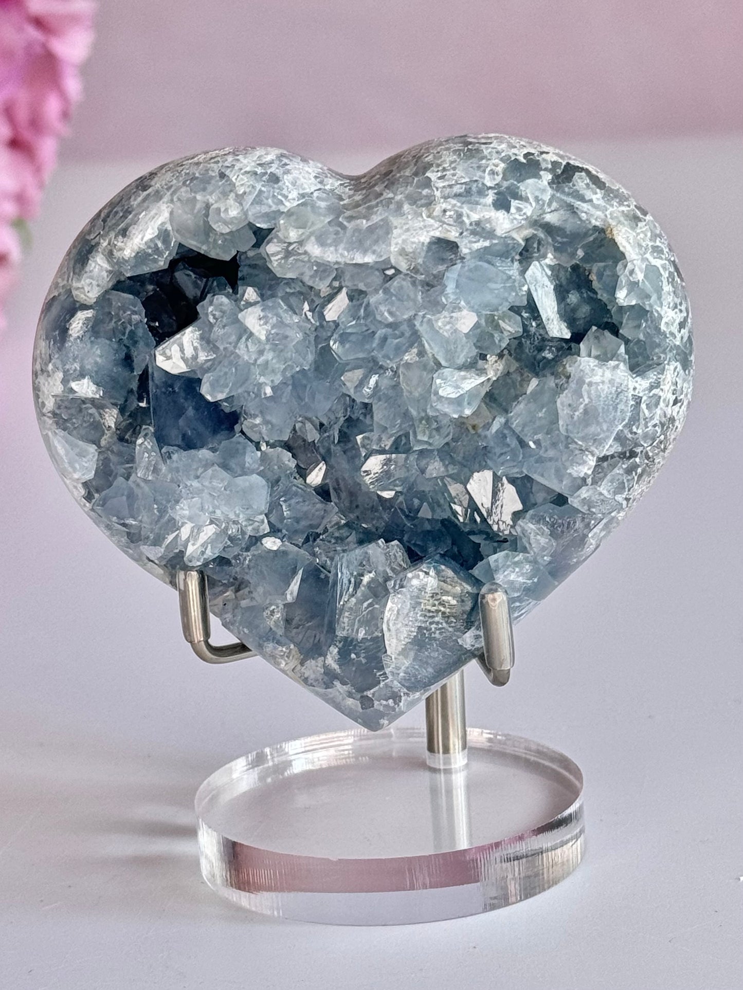 Celestite Heart-R