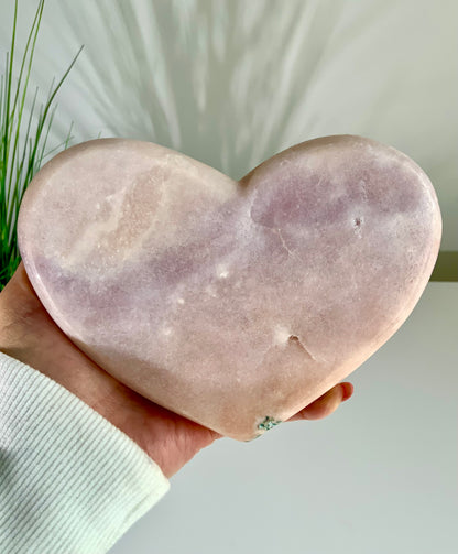 Pink Amethyst Heart