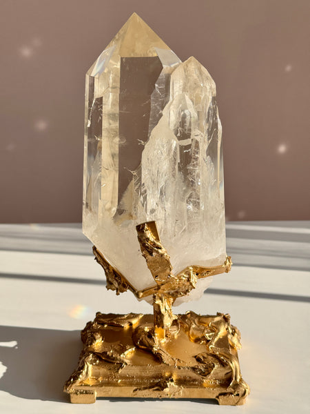 Rare Triple Cathedral Light Citrine from Bahia, Brazil Collector Quality • Exceptional Clarity • One-of-a-Kind