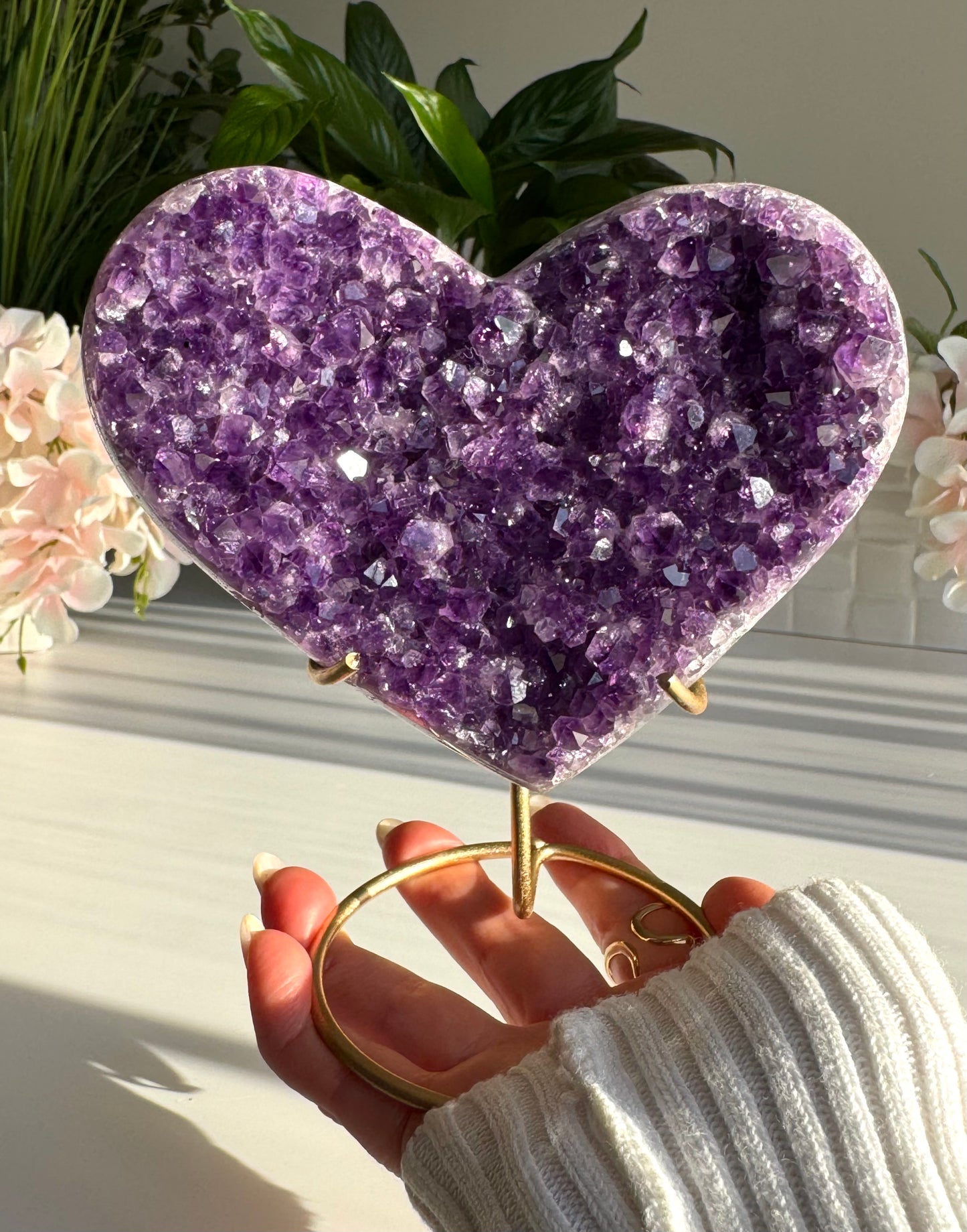 Uruguay Amethyst Heart – Peace & Protection