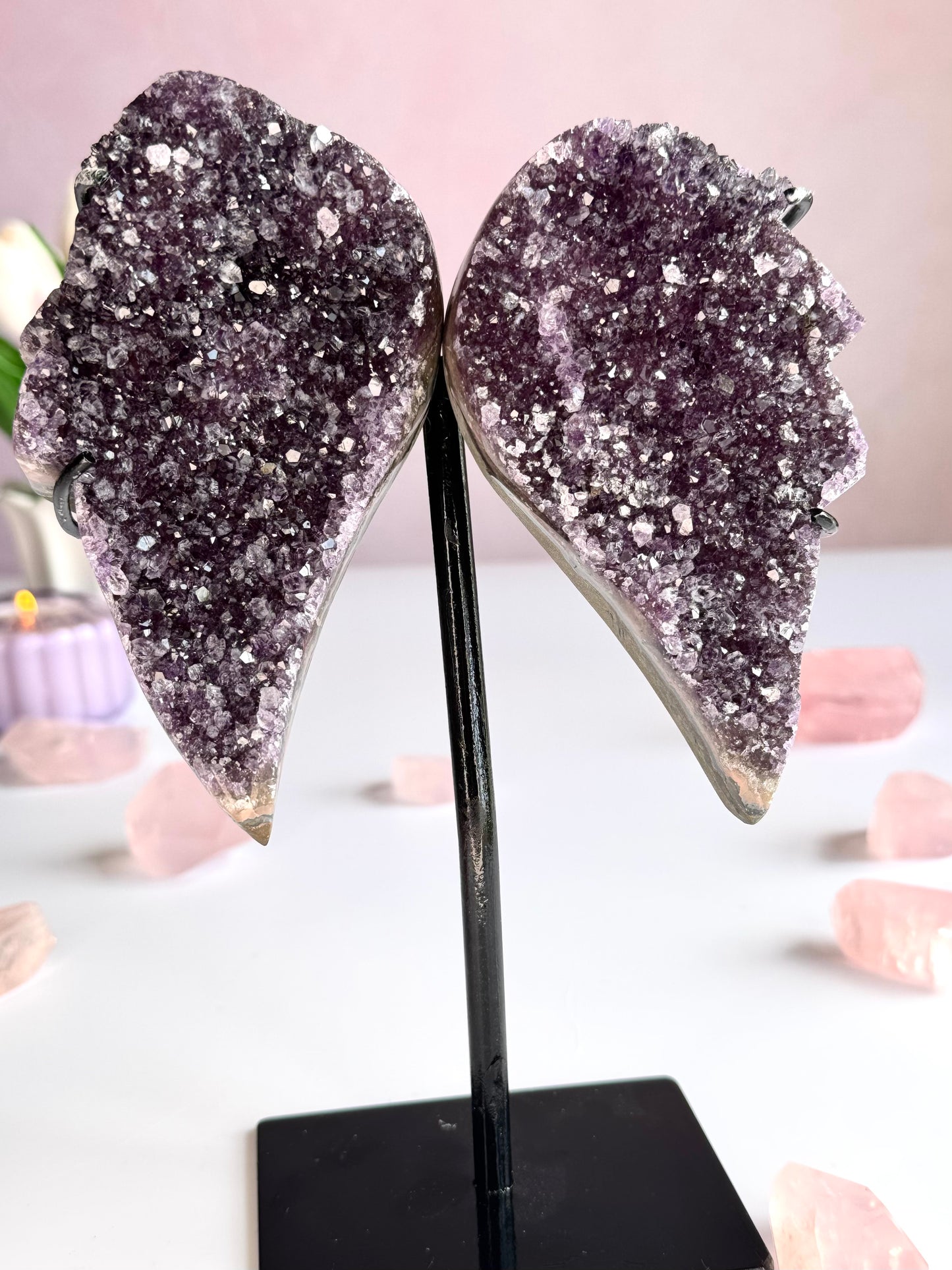 Amethyst Angel Wings