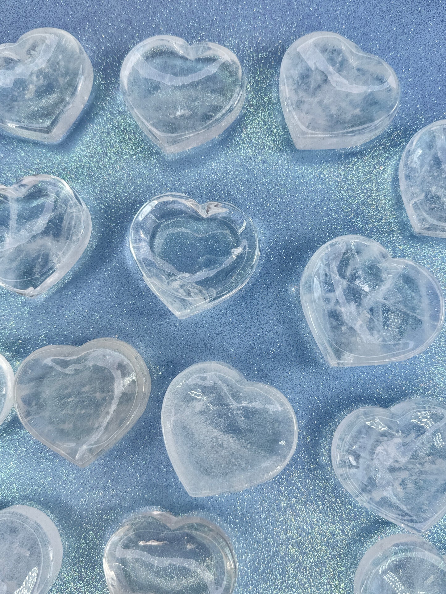 Clear quartz heart |bowl | ring dish