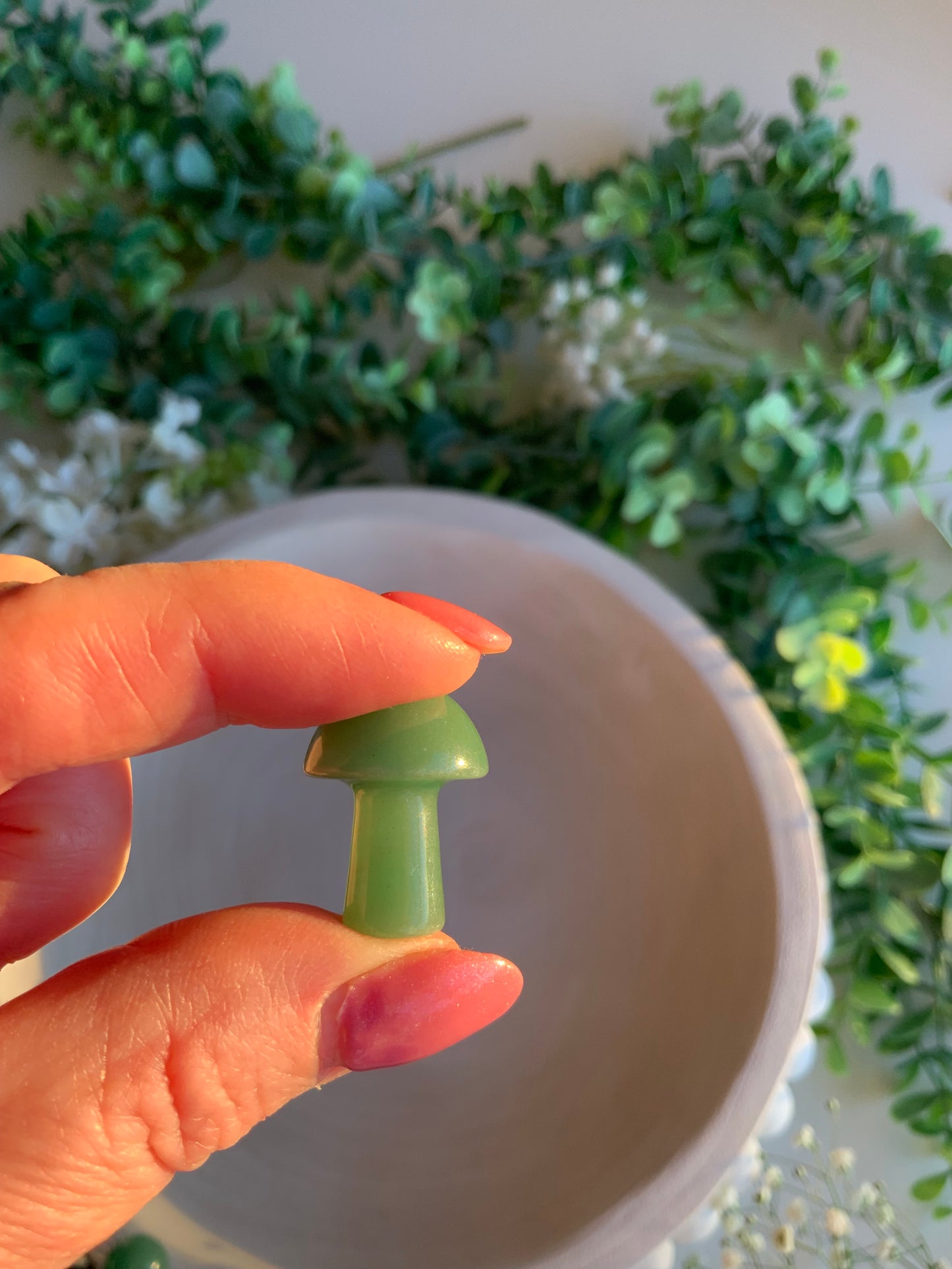 Green Aventurine Mushroom