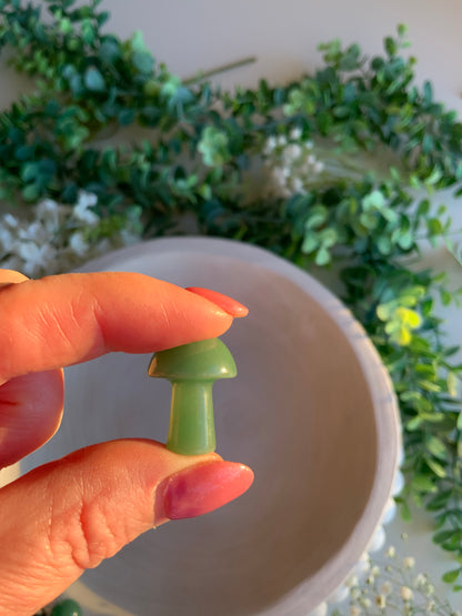 Green Aventurine Mushroom