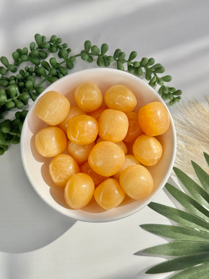 Orange Calcite Tumble