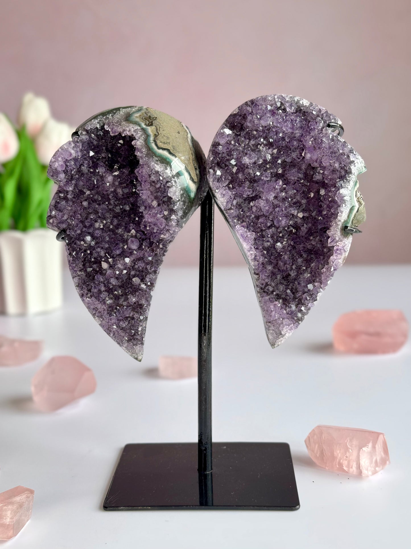 Amethyst Angel Wings