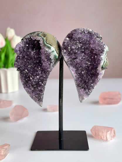 Amethyst Angel Wings
