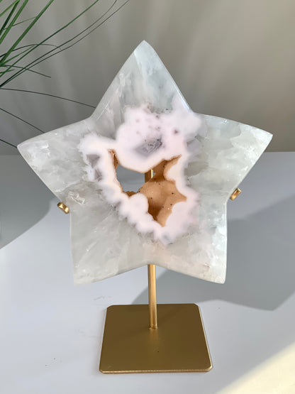 Sugar Druzy Agate Star