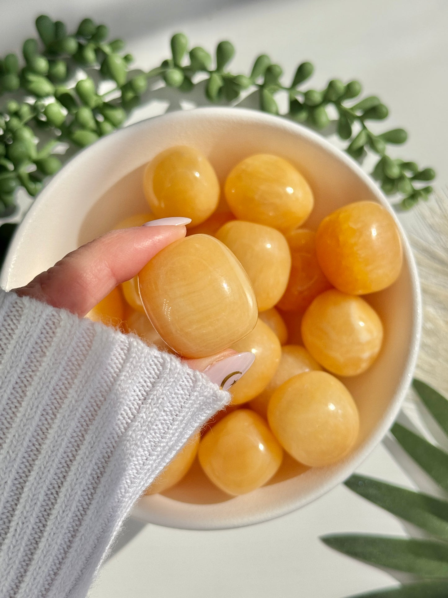 Orange Calcite Tumble