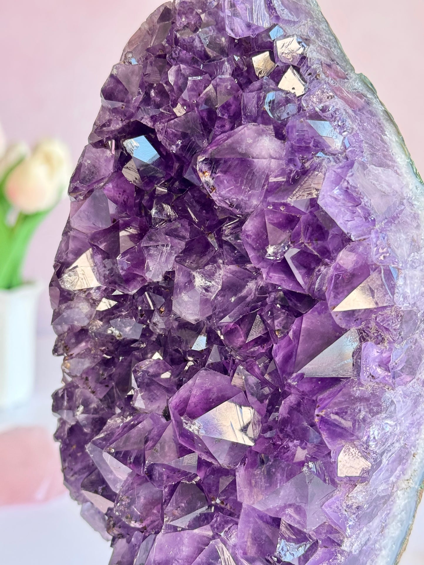 Beautiful Uruguay Amethyst on Stand