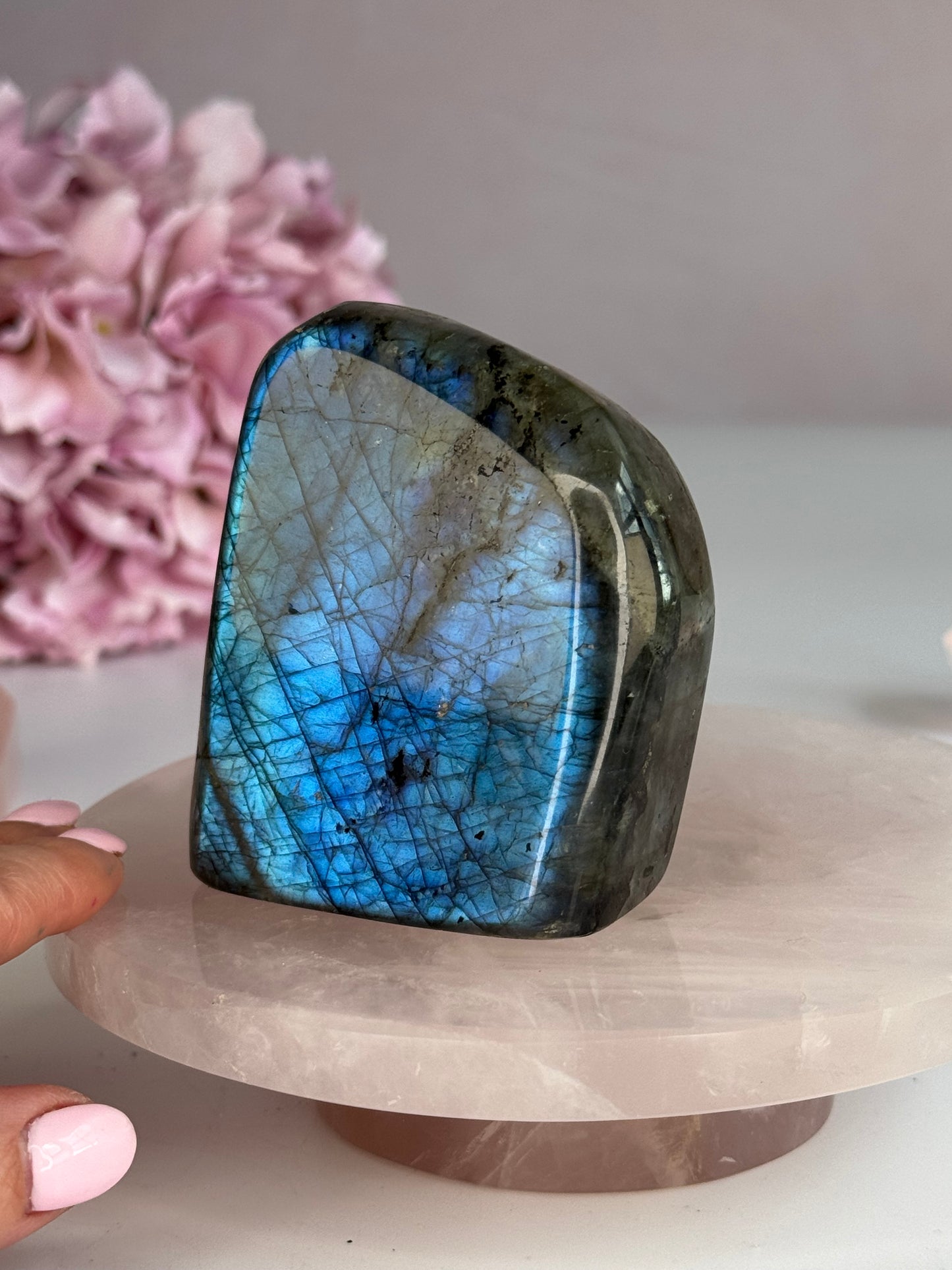 Flashy Labradorite Free-Form | High-Flash Display Crystal