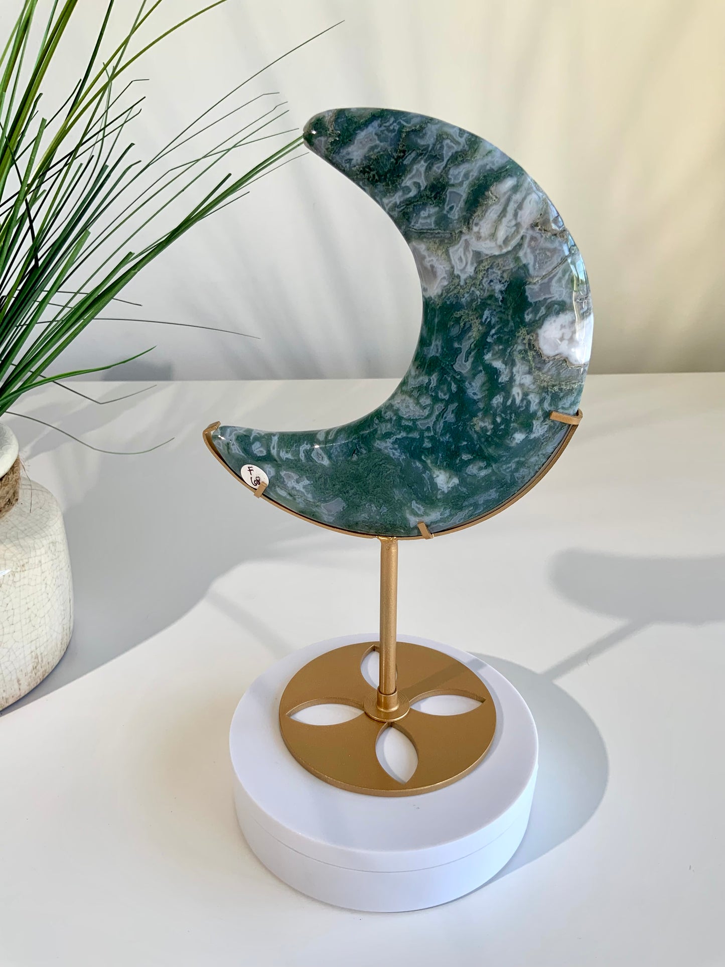 Moss Agate Moon -F