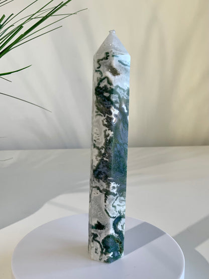 Moss Agate Tower -02- Discounted